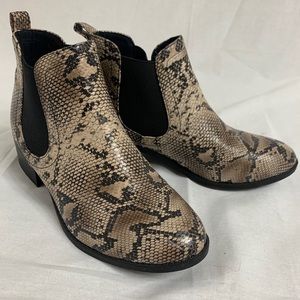 Snake skin boots